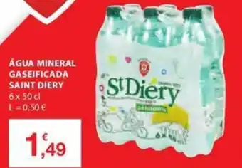 E.Leclerc Água Mineral Gaseificada 6x50cl promoção
