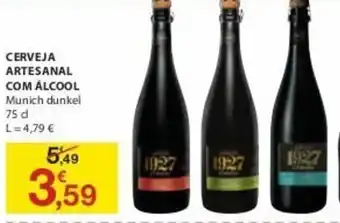 E.Leclerc Cerveja Artesanal com Álcool 75cl promoção