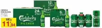 Cerveja Com Álcool Carlsberg 24x25cl