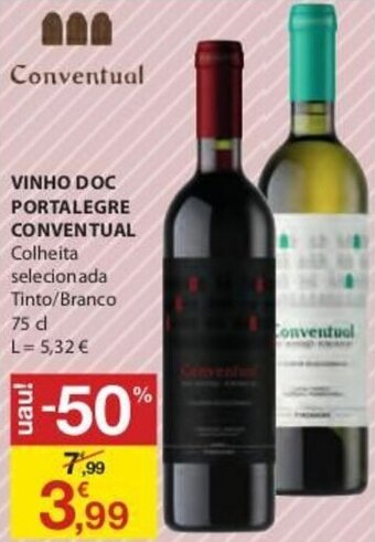 E.Leclerc Vinho Doc Portalegre Conventual 75cl promoção