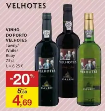 E.Leclerc Vinho do Porto Velhotes 75cl promoção
