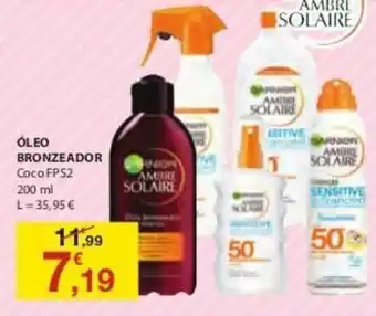 Óleo Bronzeador Garnier Ambre Solaire 200ml