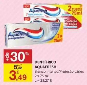 E.Leclerc Dentífrico Aquafresh 2x75ml promoção