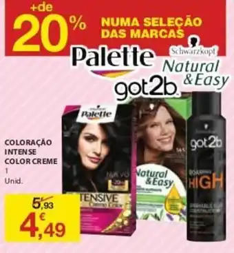 E.Leclerc Coloração Intense Color Creme 1 Unid promoção