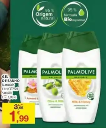 E.Leclerc Gel de Banho Palmolive 500ml promoção