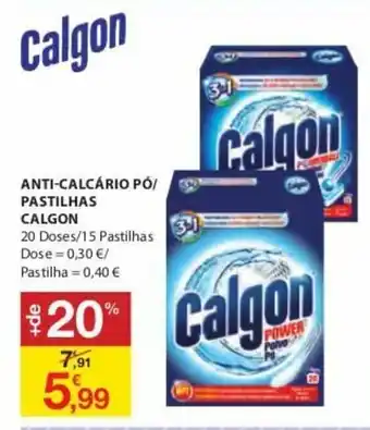 E.Leclerc Anti-Calcário Pó/Pastilhas Calgon 20 Doses promoção