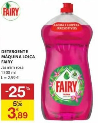 E.Leclerc Detergente Manual Loiça Fairy 1500ml promoção