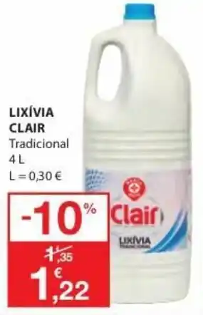 E.Leclerc Lixívia Clair 4L promoção
