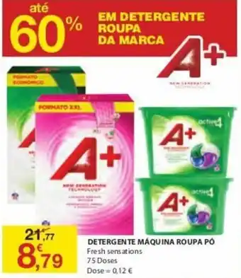 Detergente Máquina Roupa Pó A+ 75 Doses