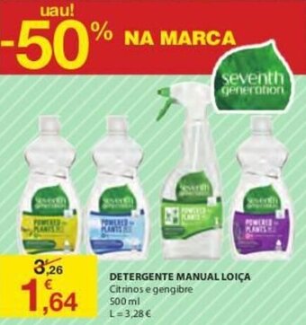 Detergente Manual Loiça Seventh Generation 500ml