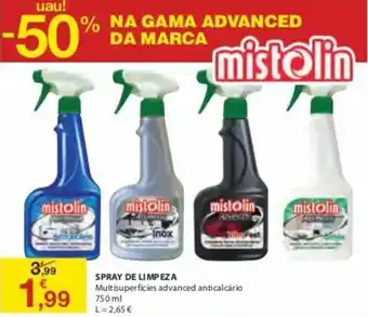 E.Leclerc Spray de Limpeza Mistolin 750ml promoção