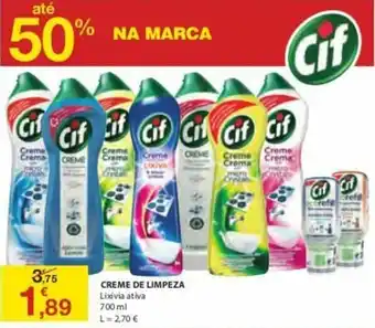 E.Leclerc Creme de Limpeza CIF 700ml promoção