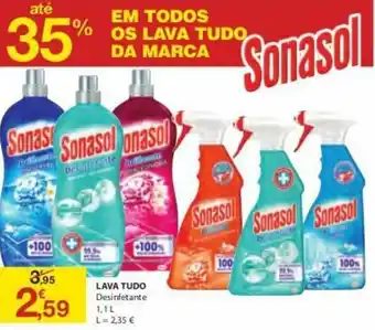 E.Leclerc Lava Tudo Sonasol 1,1L promoção