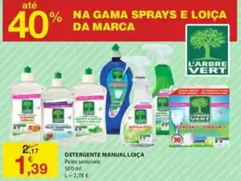 Detergente Manual Loiça L'Arbre Vert 500ml