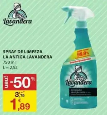 E.Leclerc Spray de Limpeza La Antiga Lavandera 750ml promoção