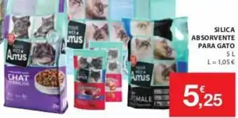 E.Leclerc Silica Absorvente Para Gato 5L promoção