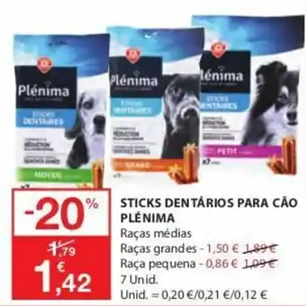 Sticks Dentários Para Cão Plénima 7 Unid