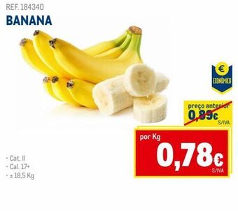 Makro Banana promoção