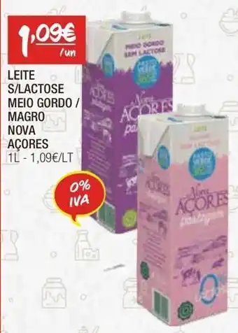 Leite sem lactose nova açores