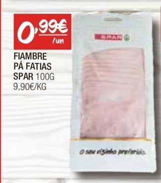 Spar Presunto spar promoção
