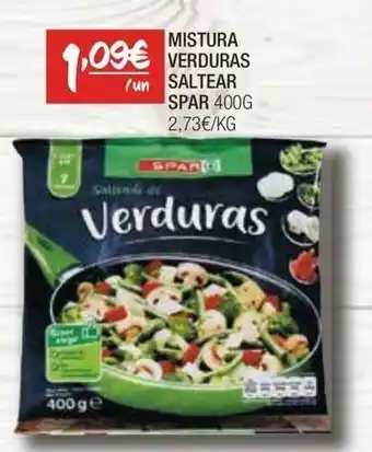 Verduras congeladas spar