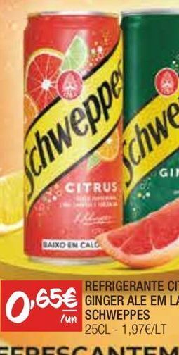 Spar Refrescos schweppes promoção