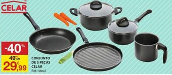 E.Leclerc Conjunto de 5 Peças Celar promoção