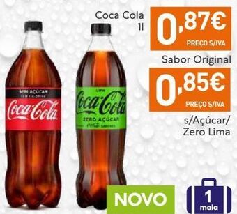 Recheio Coca cola zero promoção