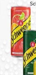 Recheio Refrescos schweppes promoção