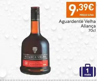 Recheio Aguardente aliança velha promoção