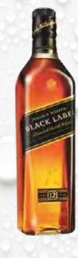 Recheio Whisky escocês johnnie walker promoção