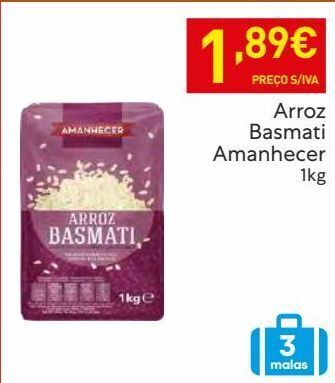 Recheio Arroz basmati amanhecer promoção