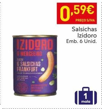 Recheio Salsicha izidoro promoção