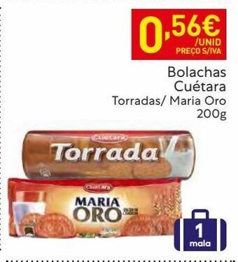 Recheio Biscoitos cuétara promoção