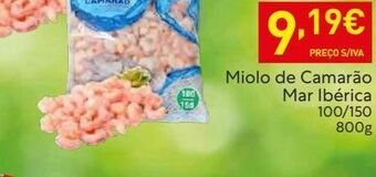 Recheio Camarão mar ibérica promoção
