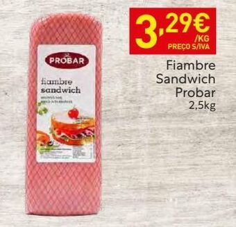 Recheio Presunto probar promoção