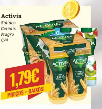 Activia Sólidos Cereais Magro C/4
