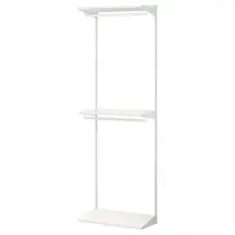 IKEA Boaxel combinação de roupeiro, branco, 62x40x201 cm promoção