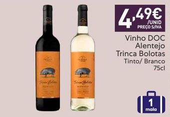 Vinhos trinca bolotas