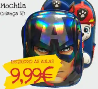 Mochila Criança 3D
