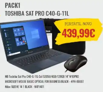Pack1 Toshiba Sat Pro C40-G-11L