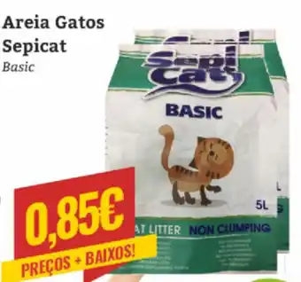 Areia Gatos Sepicat Basic