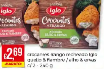 Crocantes Frango Recheados Iglo c/2-240g