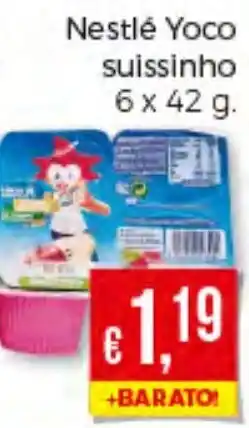 Bolama Nestlé Yoco Suissinho 6x42g promoção