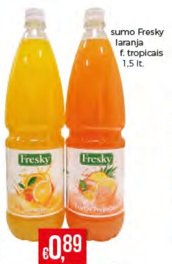 Bolama Sumo Fresky Laranja F. Tropicias 1,5lt promoção