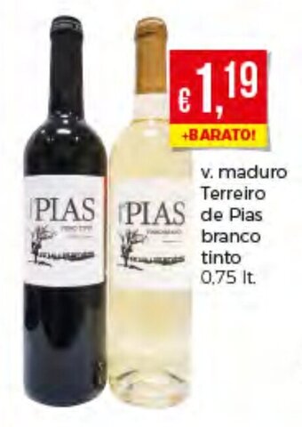Bolama V. Maduro Terreiro de Pias Branco/Tinto 0,75lt promoção