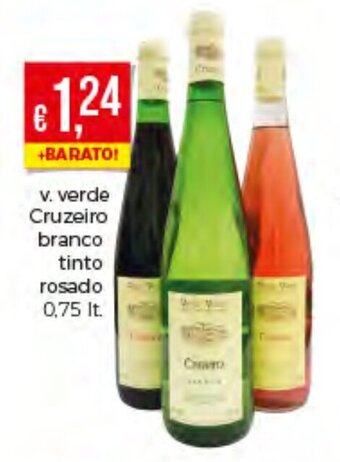 Bolama V. Verde Cruzeiro Branco Tinto Rosado 0,75lt promoção