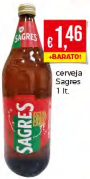 Cerveja Sagres 1lt