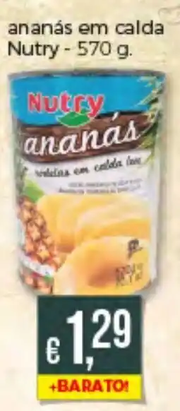 Bolama Ananàs em Calda Nutry 570g promoção