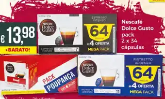 Bolama Nescafé Dolce Gusto Pack 2 x 34 Cápsulas promoção